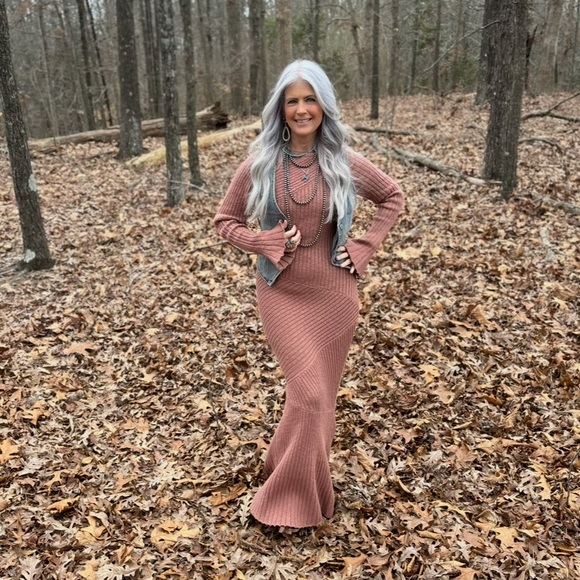 Bohme Sweater Dress S Clay - Picture 3 of 3